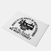 ここにFrで覚えていない夜がある ドアマット (アングル)