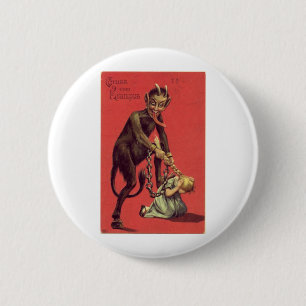 ここにKrampusを来ます! 2 缶バッジ