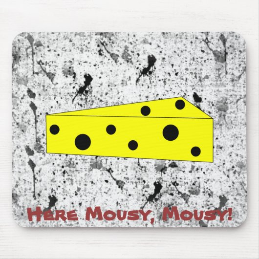 ここにMousy、Mousy! (inkspots) マウスパッド (正面)
