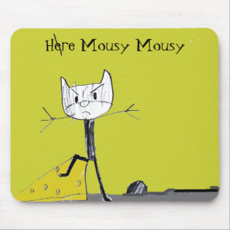 ここにMousy Mousy mousepad マウスパッド