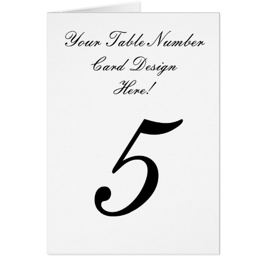 ここのあなたのデザイン! 結婚式のテーブル数 (正面)