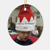 ここのあなたの写真 セラミックオーナメント (左)