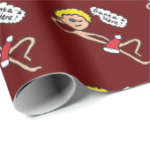 ここのサンタ ラッピングペーパー (ロールコーナー)