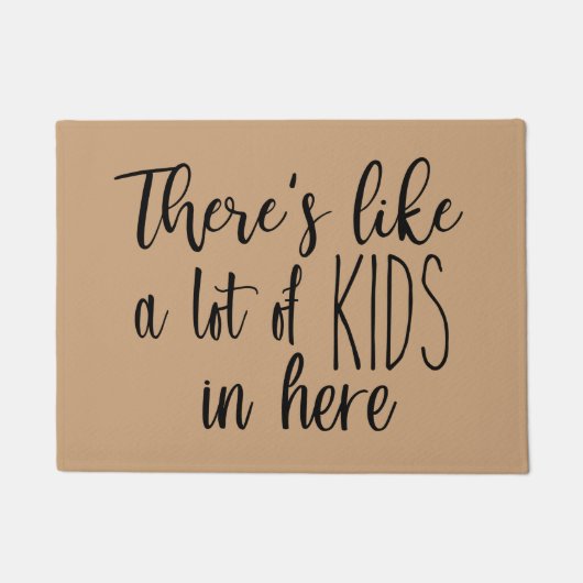 ここのドアマットには子どもが多い ドアマット (正面)