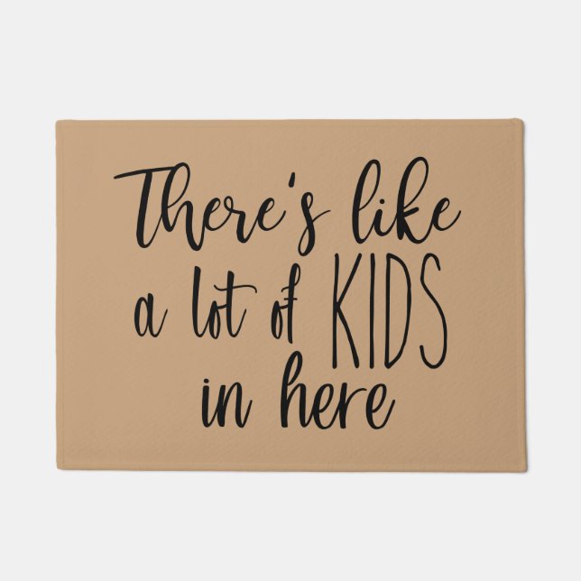 ここのドアマットには子どもが多い ドアマット (正面)