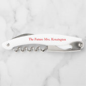 ここのバチェロレッテは花嫁のコルクせん抜きを来ます ソムリエナイフ (裏面)