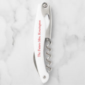 ここのバチェロレッテは花嫁のコルクせん抜きを来ます ソムリエナイフ (裏面)