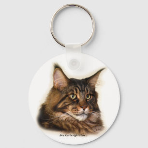 ここのベンの車大工… メインのあらいぐま猫のkeychain キーホルダー