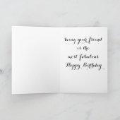 ここの友達は、あなたの誕生日に対して素晴らしい カード (内部)