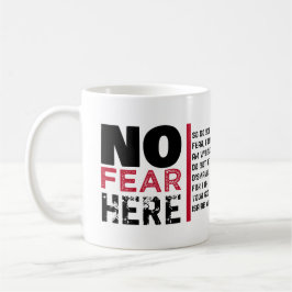 ここの恐れ無し コーヒーマグカップ