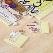 ここの私の仕事はできていたパズルです ジグソーパズル (側面)