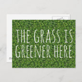 ここの草は緑が多い ポストカード (正面/裏面)