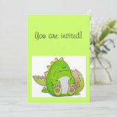 ここの足の"ポール"の招待状カード 招待状 (スタンド正面)