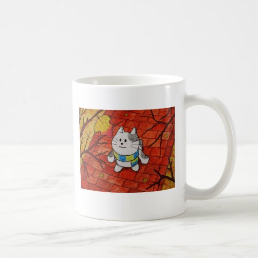 ここの足は襲います"最後の葉"を コーヒーマグカップ (右)