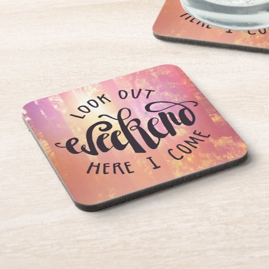 ここの週末を見て下さい私が来る コースター (左側)