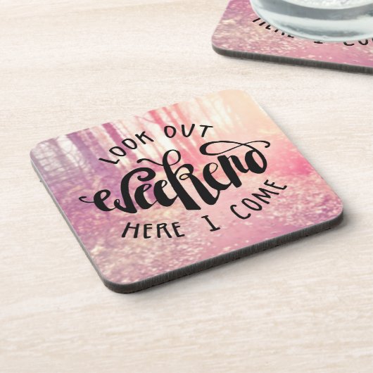 ここの週末を見て下さい私が2つを来る コースター (左側)