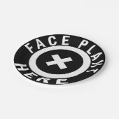 ここの顔の植物 ペーパープレート (アングル)