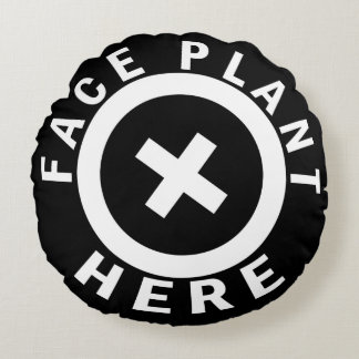 ここの顔の植物 ラウンドクッション