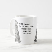 ここの1人の主婦 コーヒーマグカップ (正面左)