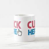 ここのCLICK/CUCK コーヒーマグカップ (中央)