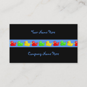 ここのDuck Banner、Your Name Here、Companyの会社名 名刺