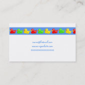 ここのDuck Banner、Your Name Here、Companyの会社名 名刺 (裏面)