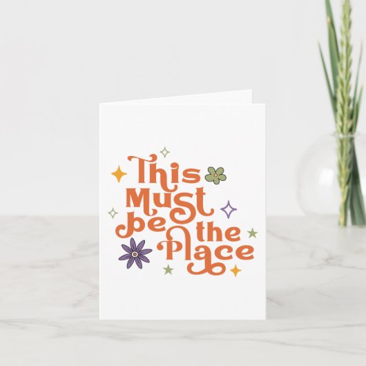 ここはここに違いない カード (正面)