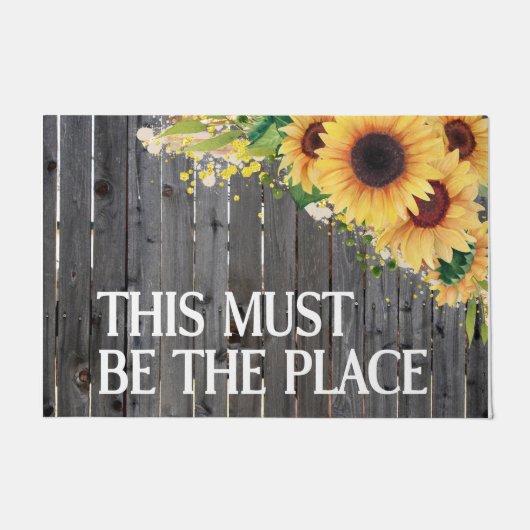 ここはここに違いない ドアマット (正面)