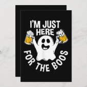 ここはただの怖いやつらがいるだけ 招待状 (正面/裏面)