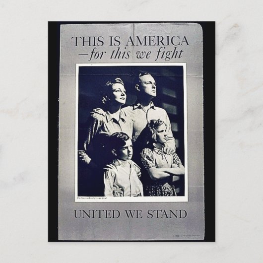 ここはアメリカだ ポストカード (正面)