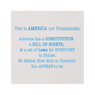 ここはアメリカだ メタルプリント