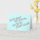 ここはゲイか俺だけか? カード (黄色い花)