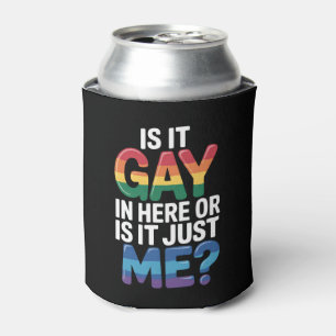 ここはゲイがいるからダメ?私がおかしいの?面白いLGBTQ 缶クーラー