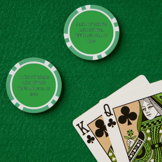 ここはビターなビールが飲みたい ポーカーチップ (ポーカーテーブル (ダブル))