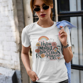 ここはボホフローラ Tシャツ