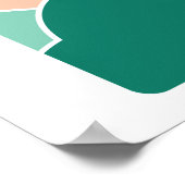 ここはレトロなドアの場所にちがいない ポスター (角)