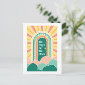 ここはレトロなドアの場所にちがいない ポストカード (スタンド正面)