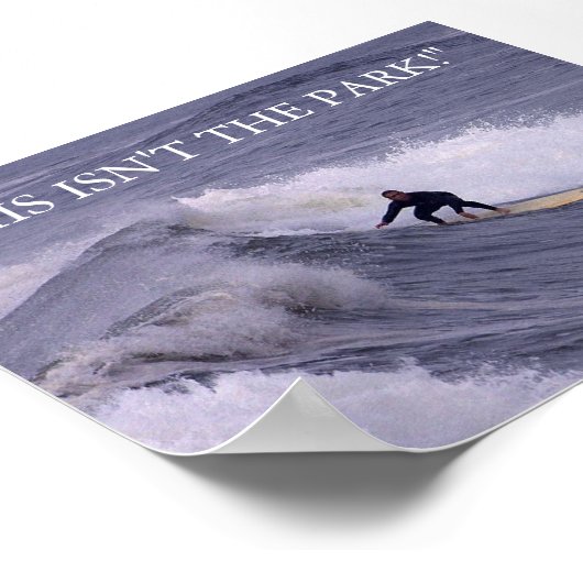 ここは公園じゃない！ ポスター (角)