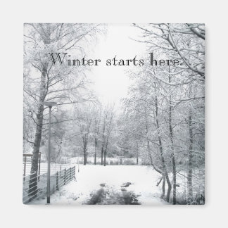 ここは冬が始まる マグネット