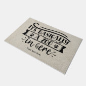 ここは基本的に動物園だ ドアマット (アングル)