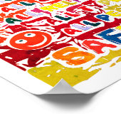 ここは安全で～温かい歓迎 ポスター (角)