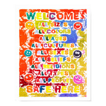 ここは安全で～温かい歓迎