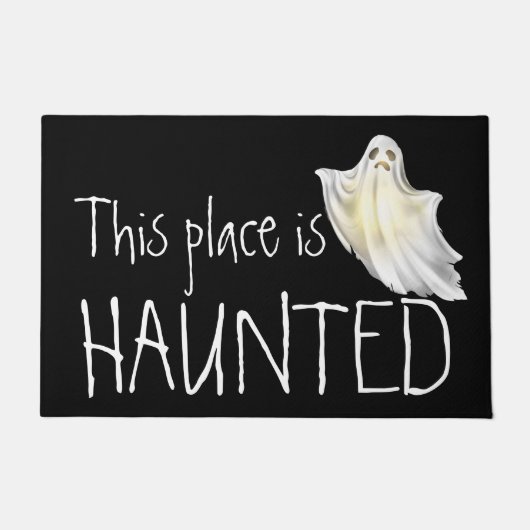 ここは幽霊のよく出る幽霊 ドアマット (正面)