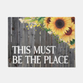 ここは必ずドアマットにしてください ドアマット (正面)