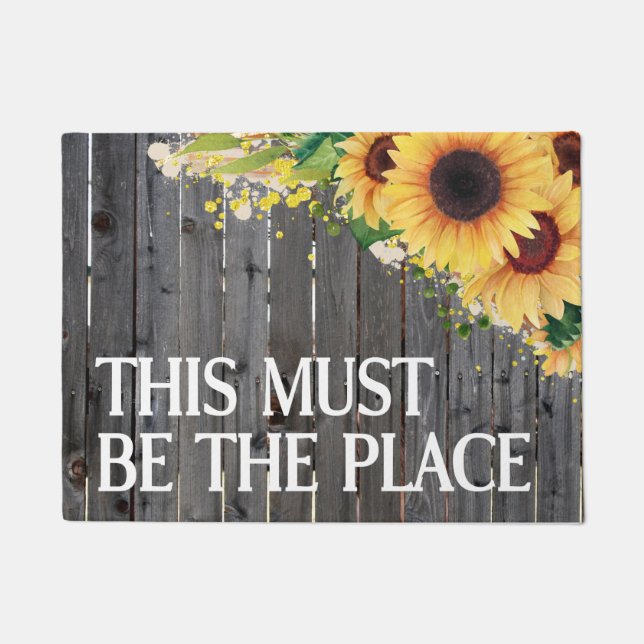 ここは必ずドアマットにしてください ドアマット (正面)