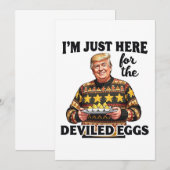 ここは悪魔の卵のトランプのためだけに来た 招待状 (正面/裏面)