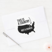 ここは教会ではない国だ ラウンドシール (封筒)