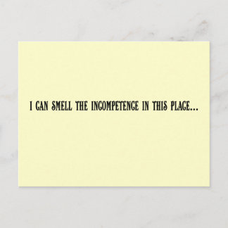 ここは無能の匂いがする ポストカード