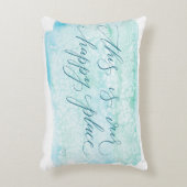 ここは私たちの幸せな場所 – 枕 アクセントクッション (正面(垂直))