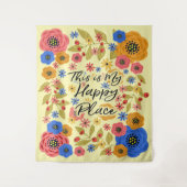 ここは私の幸せな場所だ タペストリー (正面)